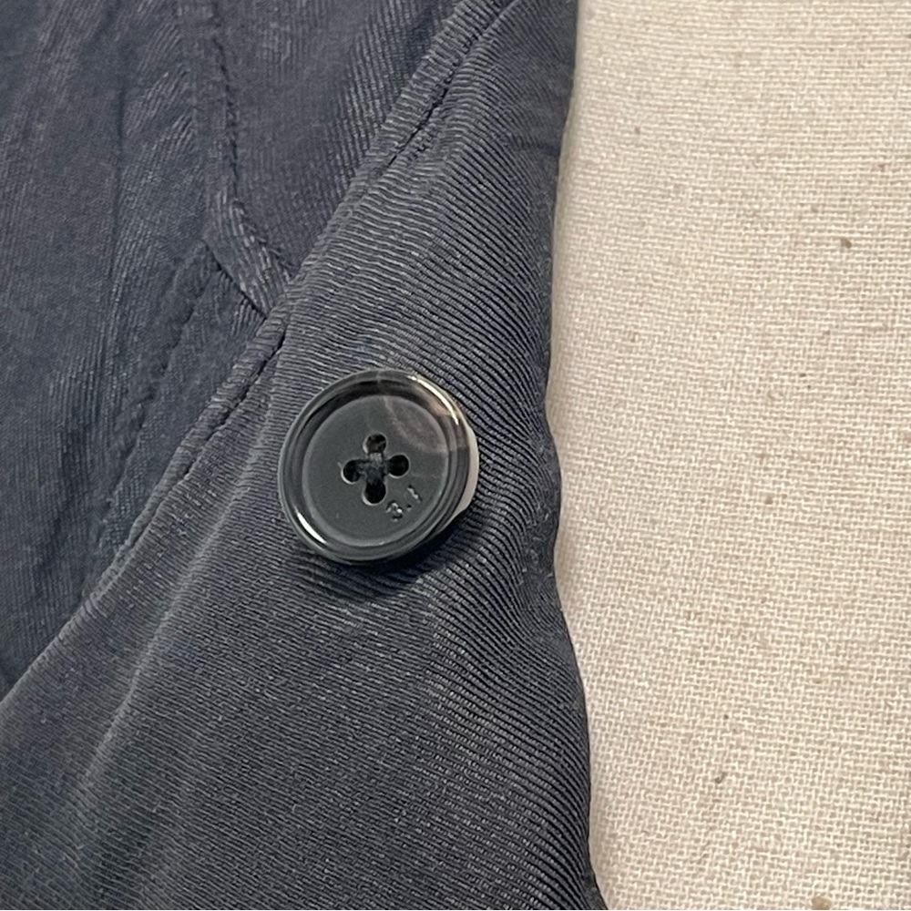 Vintage 3.1 Phillip Lim Linen Blend Utility Jacket, Black, 0 - Picture 7 of 14